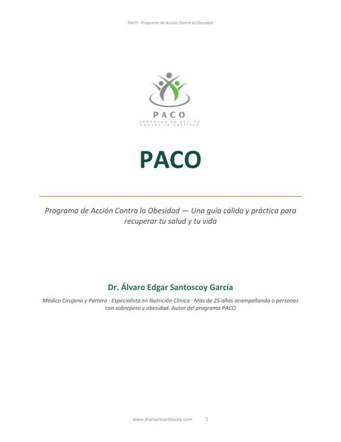 Portada de la guía PACO para pacientes